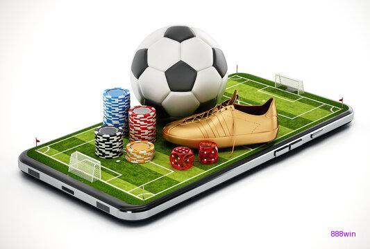 Interface de apostas esportivas em um smartphone