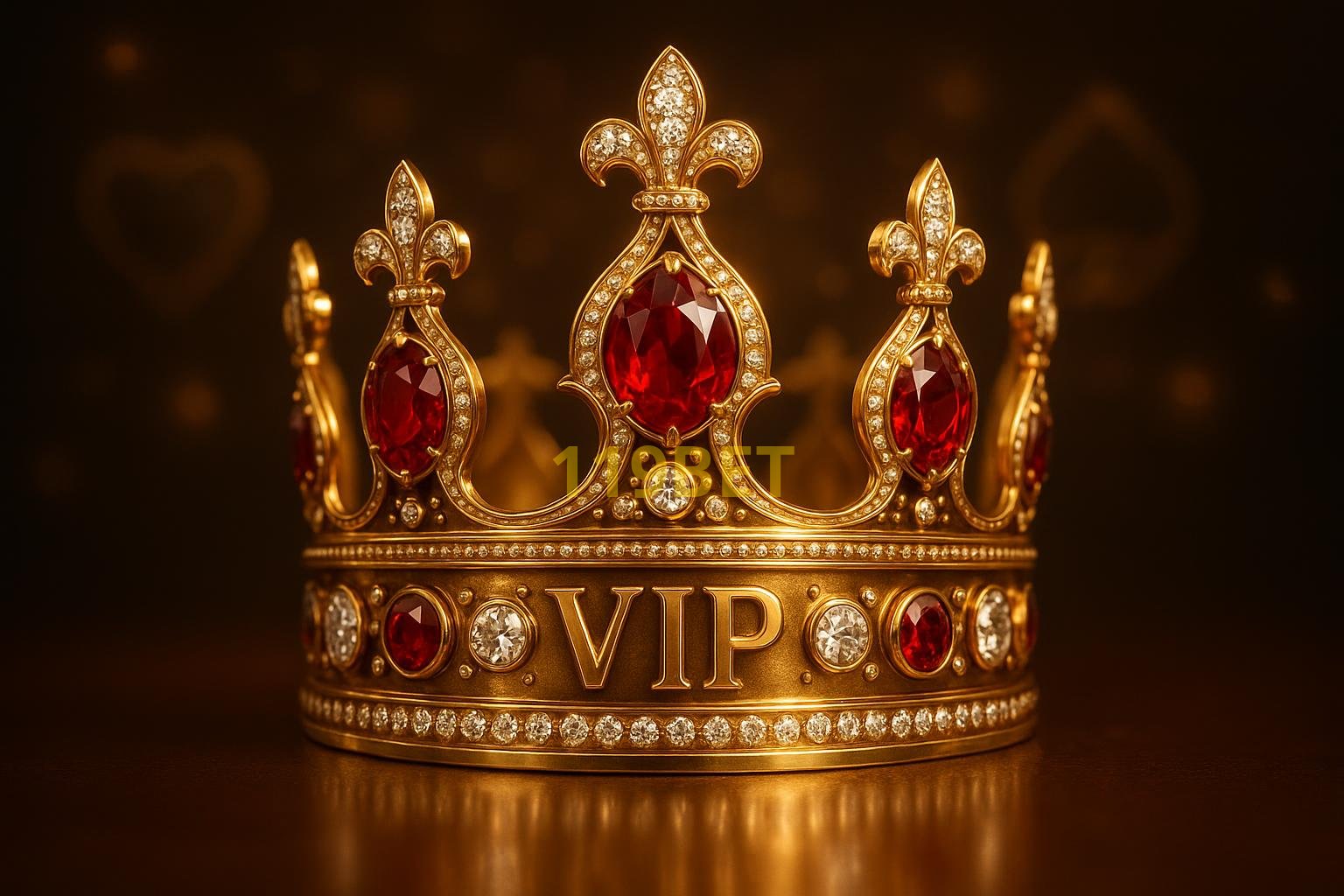 Coroa de VIP, simbolizando programa de lealdade e bônus exclusivos